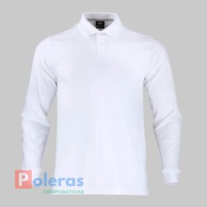 Polera Dryfresh Cuello Camisero Manga Larga Hombre