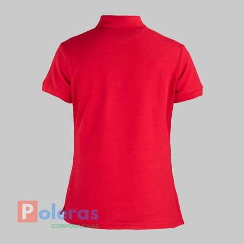 Polera de Pique Manga Corta Mujer 80-20 - Imagen 3
