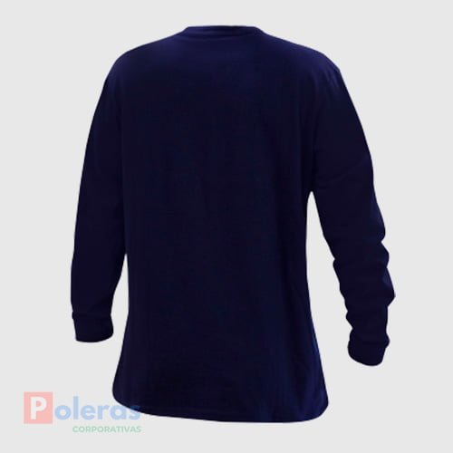Polera Cuello Redondo Essential Soft Manga Larga Hombre - Imagen 8