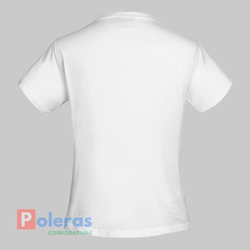 polera manga corta cuello redondo de mujer