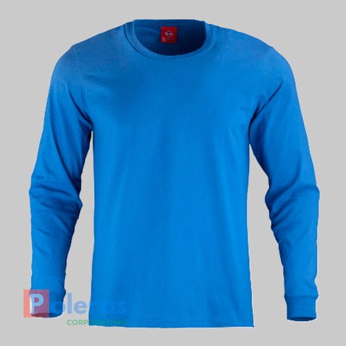 tienda Polera Cuello Redondo Manga Larga Hombre