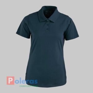 Polera DryFresh Smooth Cuello Camisero Manga Corta Mujer