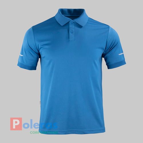 Polera Work Dry Cuello Camisero Hombre Manga Corta
