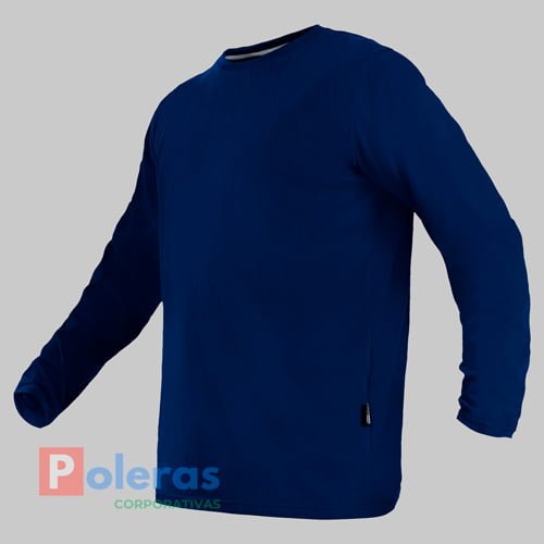 Polera DryFresh Cuello Redondo Smooth Manga Larga Hombre - Imagen 2